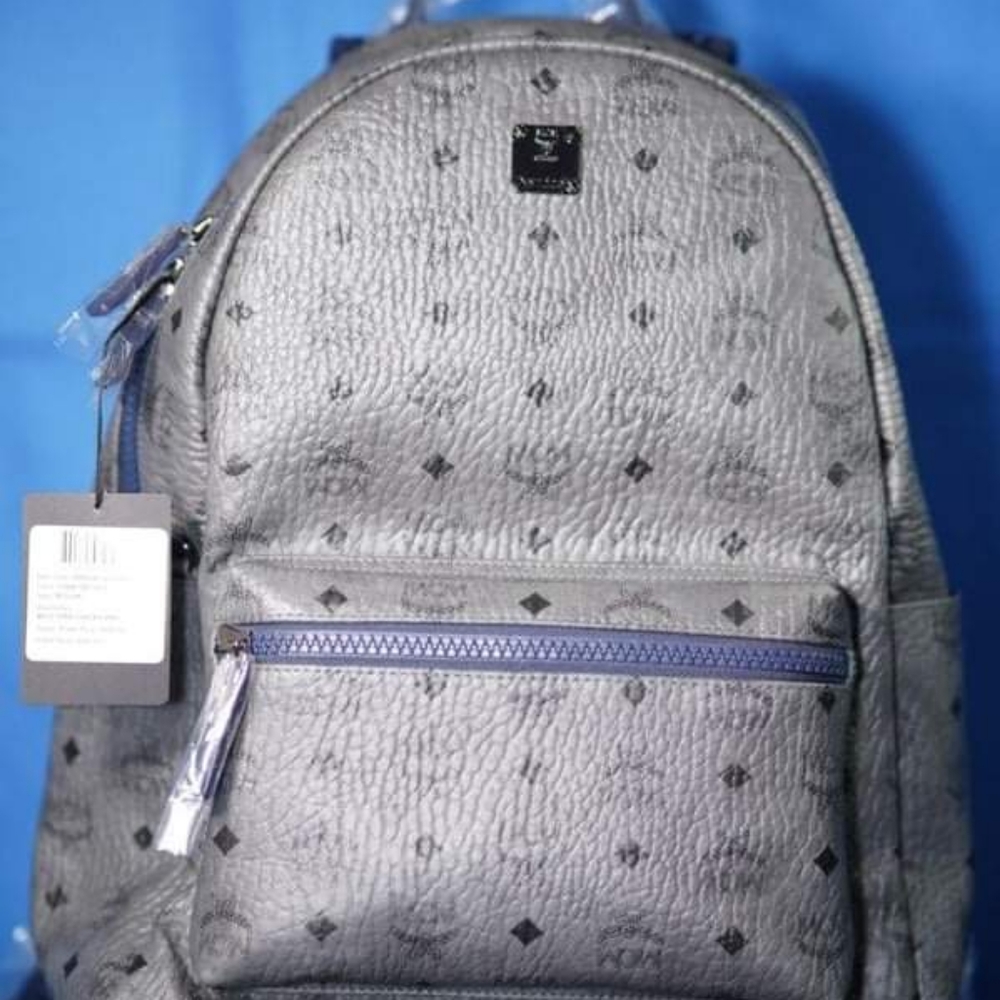 MCM Monogram Leather Backpac